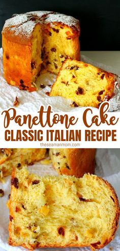 this is an image of a panettone cake