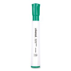 a tube of green toothpaste on a white background