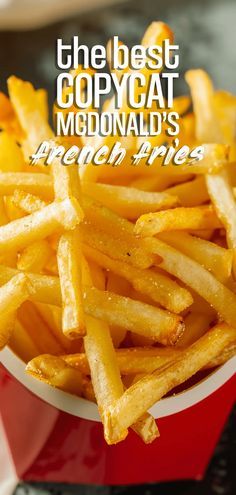 the best copycat mcdonald's french fries