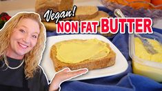 How to Make Vegan Butter without OIL or FAT | Whole Food Plant Based, Salt Optional Recipe - YouTube Italian Salad Dressing Recipe, Vegan Recepies, Whole Food Plant Based, Plant Based Whole Foods, Vegan Dip, Vegan Inspiration, Homemade Butter, Plant Based Eating, Olive Garden