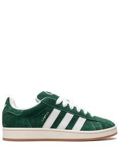 Adidas Campus 00s "Dark Green" Sneakers - Farfetch Dark Green Sneakers, Fall Sneakers, Adidas Campus 00s, Green Sneakers, Sneakers Adidas, Adidas Campus, Inspirational Celebrities, Comfy Fashion, Shoes Uk