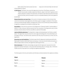 a sample rental agreement is shown in this document