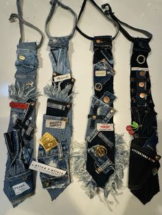 #diy #denim #projects #upcycling #vintage Painted Clothes Diy, Denim Projects, Diy Fashion Clothing, Denim Diy, Painted Clothes, Upcycled Fashion, How To Make Clothes