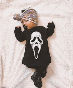 BUY 2 GET 1 FREE Halloween Tops, Gothic Baby, Baby Bug, Goth Baby, Baby Fits, Top Baby Products, First Halloween, Buy 2 Get 1 Free