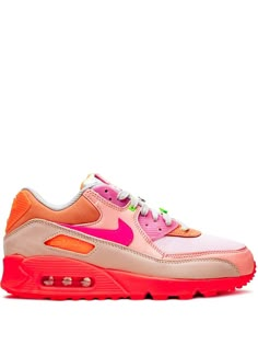 Colourful Nike Shoes, Tenis Air Max 90, Bright Sneakers, Sneakers Pink, Iconic Bags, Ballet Pumps, Nike Swoosh, Boot Pumps, Van Cleef Arpels