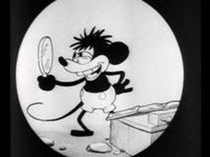 a black and white image of a cartoon mouse holding a tennis racquet