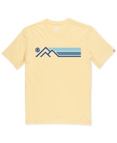 Element Men's Sierra Graphic T-Shirt - Yellow XL Yellow Tshirt, Mavericks Surfing, Images Disney, Surf Outfit, Surf Wear, Surf Style, Plus Size Activewear, Baby Clothes Shops, Trendy Plus Size