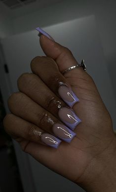 Purple Nail Designs Wedding, Back2school Nails, Purple Nails Medium Length, Purple Nails Medium, Nail Designs Wedding, Short Purple Nails, Nail Ideas Purple, Drippy Nails, Concert Nails