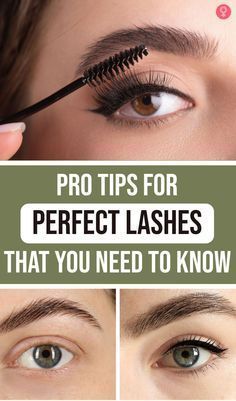 How To Make Mascara, Perfect Lashes, Thick Eyelashes