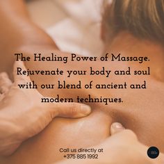 Rejuvenate Your Body and Soul with Healing Massage Therapy. Esthetics Content, Infinity Images, Massage Business Ideas, Healing Massage, Home Beauty Salon, Massage Therapy Techniques