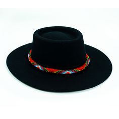 Price includes a Brigitte Sambboho hat & a Red Vogue hatband. Save 10% with this bundle. Select hat size. Hatband is one size fits all. Hatband is removable. The fanciest hat you will ever wear. Sambboho's Brigitte black hat is a dipped crown boater design with a custom trimmed genuine velvet black band. A structured and stiff short-brimmed boater style. Use to make an impression! Dipped crown oval boater hat in Black Trimmed with genuine Velvet Black Band Hat material: 100% soft Brazilian w Red Brimmed Festival Costume Hats And Headpieces, Red Brimmed Costume Hat For Festival, Red Brimmed Festival Costume Hat, Red Brimmed Costume Hats And Headpieces For Festivals, Red Curved Brim Costume Hat For Festivals, Red Costume Hat With Curved Brim For Festival, Black Bohemian Costume Hats And Headpieces, Winter Festival Top Hat With Curved Brim, Black Bohemian Hat Band For Festivals