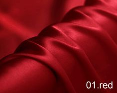 "The item is satin fabric(silk satin, silk stretch satin) of NO.01 red color. If you are a professional buyer, please buy our fabric color card directly, so that the color difference between the photo color and the fabric color can be minimized. ●90 Colors Card. https://etsy.me/2OsRK8N ●Silk Fabric Sample. https://etsy.me/2KlMDXG WE COMBINE SHIPPING - Please Contact Us For Custom Order For silk satin we have 16mm, 19mm and 30mm: ●16mm thickness is the preferred fabric for pajamas, silk Eye Mask Pajamas Silk, Wedding Evening Dress, Light Navy Blue, Silk Eye Mask, Festival Skirts, Silk Satin Fabric, Silk Outfit, Silk Pillowcase, Stretch Satin