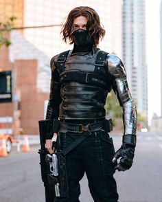 Winter Soldier Costume Guide: DIY Bucky Barnes Cosplay Bucky Barnes Cosplay, Costume Ideas Diy, Winter Soldier Costume, Winter Soldier Cosplay, Armadura Cosplay, Captain America Cosplay, Soldier Costume, James Buchanan "bucky" Barnes, Costume Guide