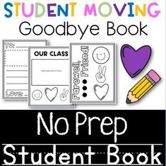 the no prep student book for students to use with their own writing and drawing skills