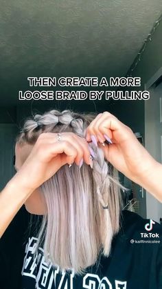 Easter Hairstyle, Hairstyle Video, Hair Braid Videos, Peinados Fáciles Para Cabello Corto, Hairdos For Short Hair, Short Hair Tutorial, Hair Tutorials For Medium Hair, Hair Stylies, Hairstyles Summer