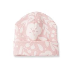 Tesa Babe Baby Accessories Baby Hat Pretty in Pink Cute Cotton Cap Beanie, Warm Playful Cotton Hat, Warm Cotton Playful Hat, Playful Cotton Winter Hat, Cute Cotton Beanie Cap, Playful Warm Cotton Hat, Warm Pink Cotton Hat, Cotton Hat, One Size Fits Most, Cute Pink Cotton Bonnet