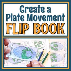 the flip book for children to learn how to create a plate movement with their hands