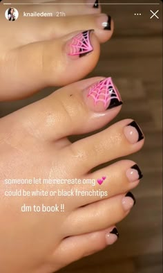 Black French Tip Toes, Halloween Toe Nails, Purple Toe Nails, Fall Toe Nails, October Books, Gel Manicures