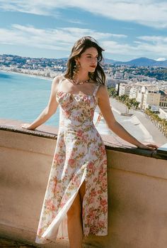 Kirsten Dress - Pink Floral High Fashion Clothing, High Fashion Outfits, Fit Details, Casual Accessories, Smock Dress, Fashion Poses, Cinched Waist, Dress Pink, Slow Fashion