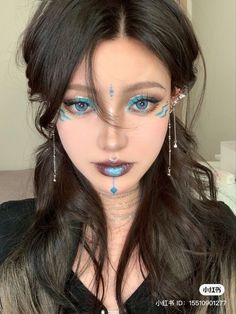 Makeup Ethereal, Avatar Makeup, Hairstyles High, Dragon Makeup, Seductive Makeup, Fish Makeup, Trendy Short Hairstyles, Cool Makeup Looks, Ethereal Makeup