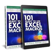 two ebooks with the title 101 ready to use excel macro