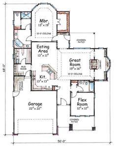 the floor plan for this house