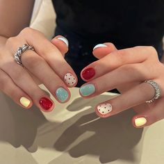 PRICES MAY VARY. 🍄【PACKAGE INCLUDES】: You will get 24pcs 12 different sizes square press on nails short with cute designs, 1pc nail file, 24pcs adhesive nail tabs, and 1pc wooden stick for removing false nail tips. 24PCS 12 Size Frinail Fake Nails suit all kinds of nail beds, such as small/big/long/short/flat/wide nail beds. Frinail adheseive nail tabs can keep the press on nails for 14-30 days or more days after polishing your nail surface. 🍄【HEALTH AND DURABLE】: These short cute fake nails w Cute Nails Square, Color Nails, Feather Wings, Black And White Flowers, Blue Mermaid, Flower Letters, Pink Moon, Honey Colour, Peach Blossoms