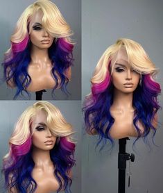 Barbie Hairstyles, Colored Hairstyles, Bday Hair, Style Tricks, Hair Color For Dark Skin, Lace Braids, Barbie Hairstyle, Wig Bob