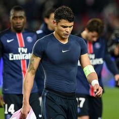 the soccer players are warming up on the field for their match against france in paris