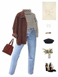 Vestiti In Jeans, Lagerfeld Chanel, Mode Inspo, Sweater Vintage, Winter Mode, Vintage Jackets, Corduroy Jacket, Mode Vintage, Mode Inspiration