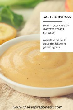 Gastric Bypass Diet: What To Eat After Weight Loss Surgery. Here is an easy to follow guide for the first stage of your diet following Bariatric Surgery. #BariatricSurgery #Bariatric #Weightloss #Weightlosssurgery #gastricbypass #gastricsleeve #gastricbypassdiet #weightlosstips #gastricbypasstips #bariatricweightloss #liquiddiet Liquid Stage Bariatric Diet, Stage 2 Bariatric Diet Full Liquid, Gastric Bypass Meal Plan, Bariatric Support, Vsg Diet, Bariatric Lifestyle