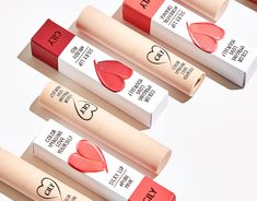 Del Monte Juice Gift Box on Behance Cute Lipstick Packaging, Makeup Packaging Design, Lipstick Design, Cosmetic Package