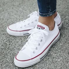 Converse Shoes | Converse Chuck Taylor Classic White Low Top Shoes | Color: White | Size: 7 White Converse Shoes, Chuck Taylor Shoes, Mischa Barton, All Star Shoes, Off White Shoes, White Shoes Sneakers