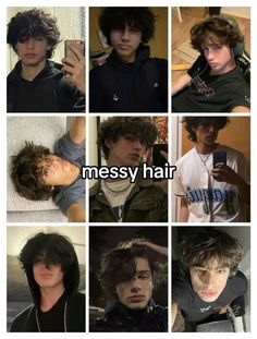 Men’s Hairstyles - Aesthetic Hairstyles - Trendy Haircuts - Hairstyle Inspirations Guys Messy Hair, Messy Hair Boy, Men Haircut Curly Hair, Cute Guy Pics, Hair Inspiration Short, Corte De Cabelo Masculino, Messy Hair, Fluffy Hair, The Perfect Guy