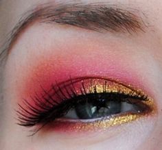 Gold Eyeshadow, Lips Makeup, Spring Makeup, Gold Eyes, Makeup Designs, Love Makeup, Pretty Makeup, Creative Makeup