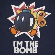 i'm the bomb t - shirt with an image of pacman on it