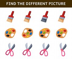 the different types of paintbrushes and brushes are shown in this graphic art work