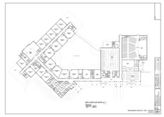 the floor plan for an office building