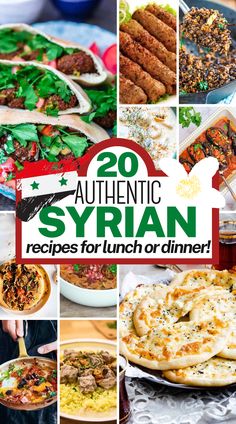 20 authentic syrian recipes for lunch or dinner