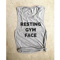 Resting Gym Face Muscle Tee funny workout by ChloeVSTankDesign Funny Workout Tanks, Gym Attire, Funny Workout, Funny Gym, Outfit Yoga, Workout Attire, Body Builder, Gym Style, Muscle Tee