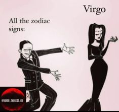 an image of a man and woman dancing with the caption'all the zodiac signs '