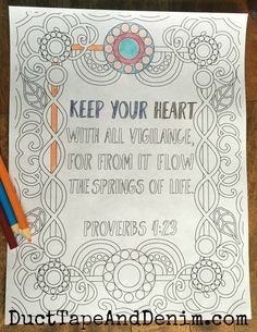 a coloring page with an inspirational quote on it