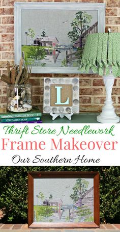 the frame makeover is an easy way to decorate your home