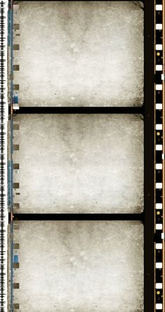 an old film strip with some faded edges on it royalty images and clippings