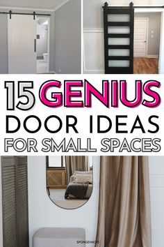 the top ten genius door ideas for small spaces