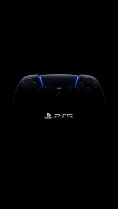 the playstation logo is lit up in the dark