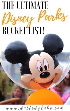 the ultimate disney parks bucket list