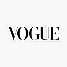 Vogue Sticker, Laptop Case Stickers, Macbook Stickers, Iphone Case Stickers