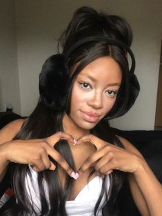 #chinesemakeup #chinese #douyintiktok #douyinmakeup #xiaohongshu #makeup #pretty #blackgirl #cutehairstyle #earmuffs Hairstyle With Earmuffs, Earmuffs Hairstyle, Ear Muffs Hairstyle, Ear Muff Hairstyle, Hairstyles With Earmuffs, Earmuff Hairstyle, Black Earmuffs Outfit, Xiaohongshu Hairstyle, Earmuffs Aesthetic