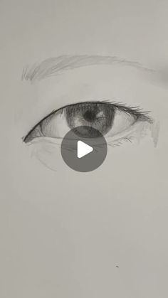 an eye is shown in black and white with the caption that reads, how to draw